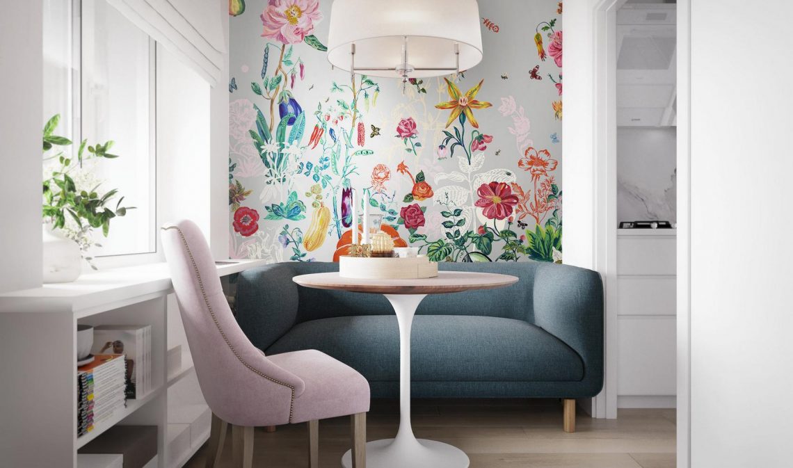 Olcsó berendezéssel is vidám, hangulatos kislakást tervezett egy lánynak a lakberendező