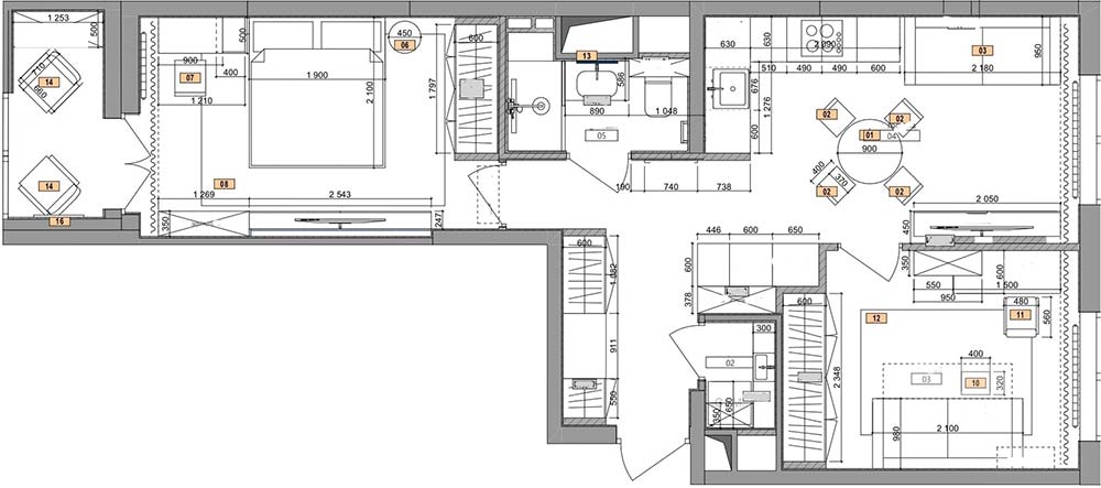 Ötletes hangulatvilágítások, otthonos, modern berendezés 62m2-es, új építésű lakásban