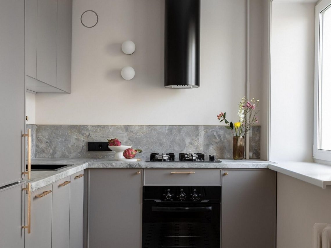 Teljesen lelakott 45m2-es lakás átalakítása hangulatos és elegáns élettérré