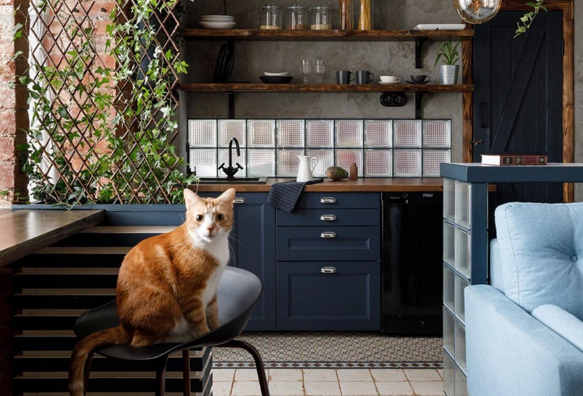 Városi kislakás szuper funkcionális és karakteres berendezéssel - ügyvédnő 36m2-es otthona