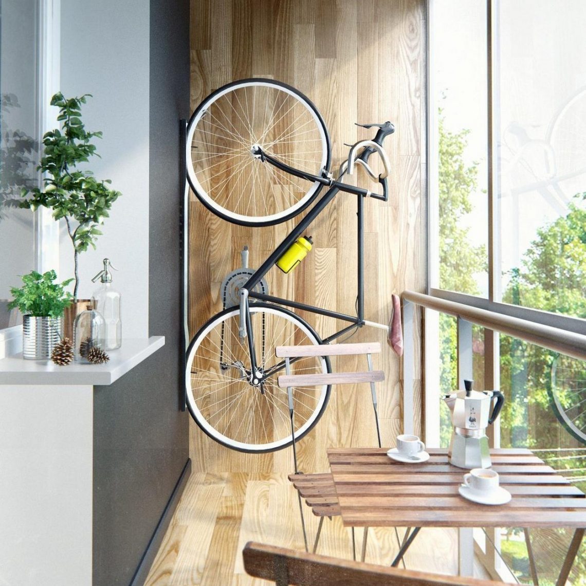 Hogyan tároljuk helyesen a kerékpárt a lakásban?