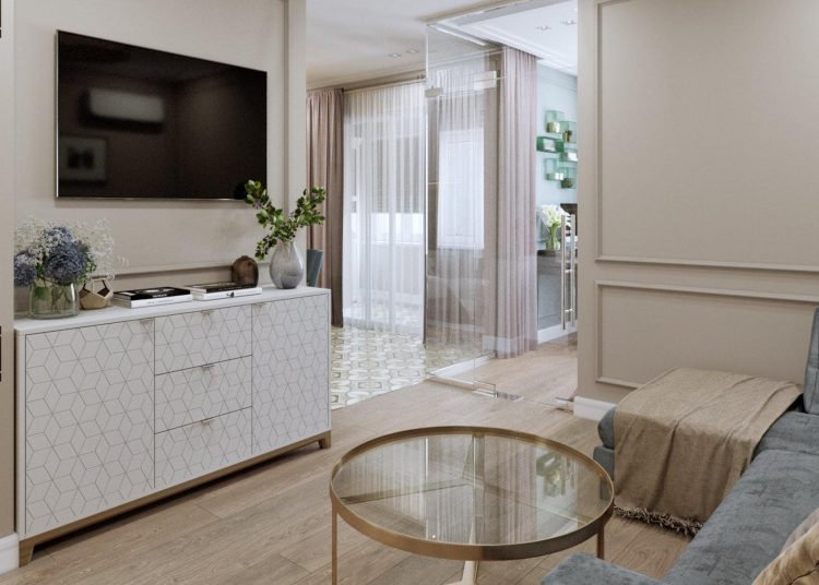 Kétszobássá tervezték át az ötvenes házaspár lakását modern klasszikus stílusban