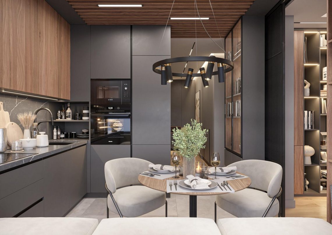 Otthonról sokat dolgozó férfi remek lakása rengeteg érdekes részlettel