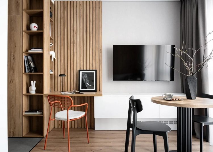 Remek legénylakás lett a kis alapterületű, keskeny ingatlanból, 30m2