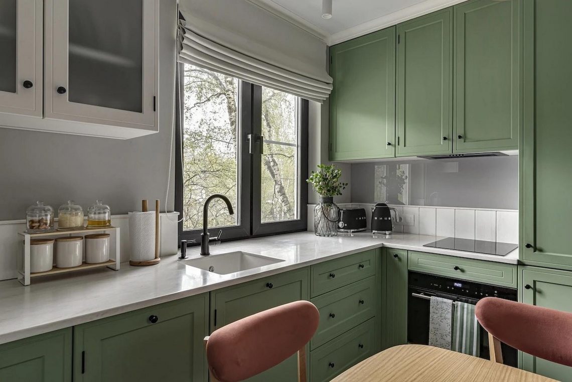 Vidéki ház hangulatát varázsolták a háromfős család 62m2-es otthonába