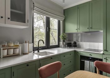 Vidéki ház hangulatát varázsolták a háromfős család 62m2-es otthonába