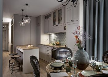 Gyönyörű otthon 36m2-en, ideális elosztás és modern klasszikus berendezés