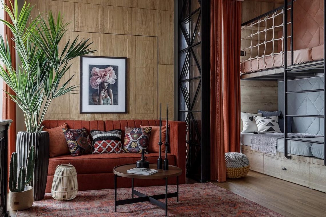 Ötgyermekes család kis nyaralója 46m2-en - hogyan sikerült 7 hálóhelyet kialakítani