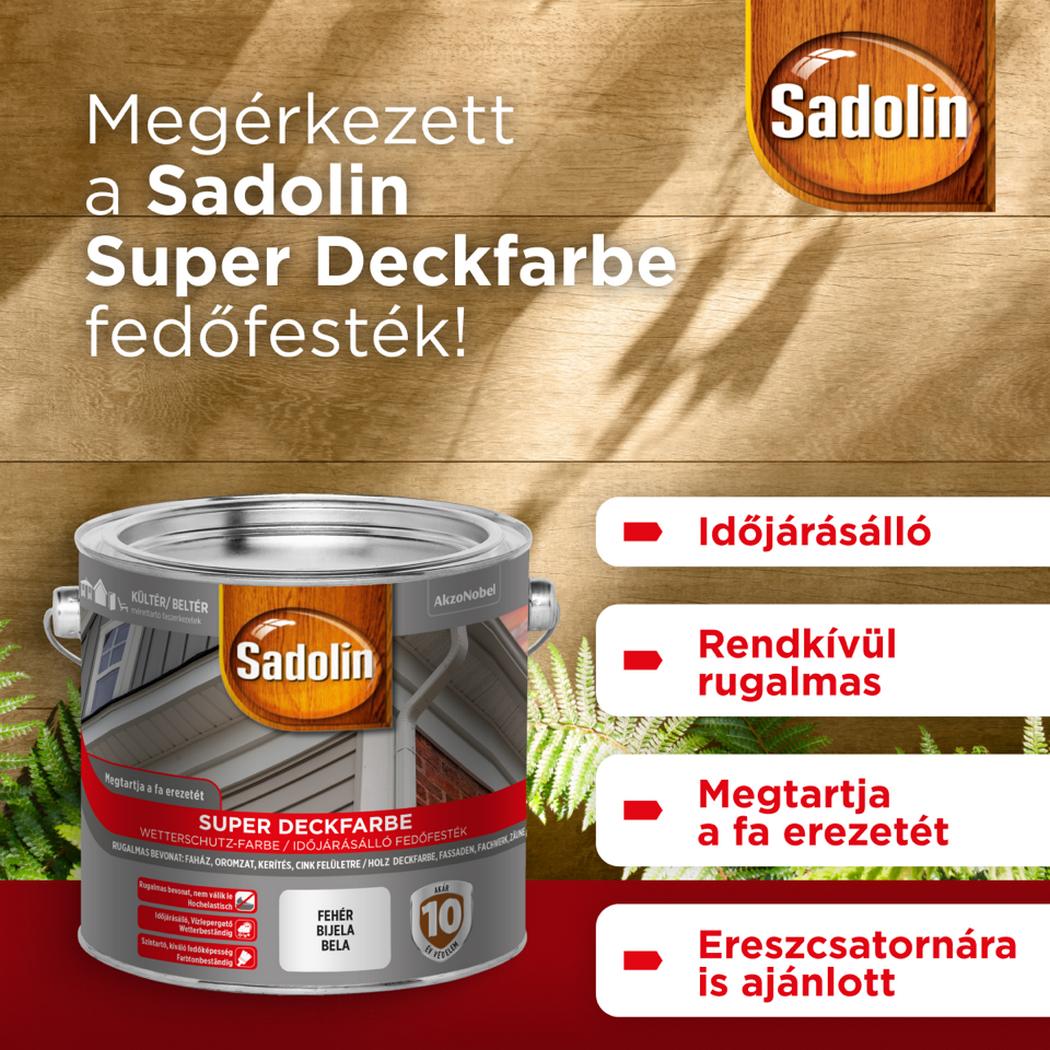 Az új Sadolin Super Deckfarbe - Prémium védelem a kültéri fafelületek számára