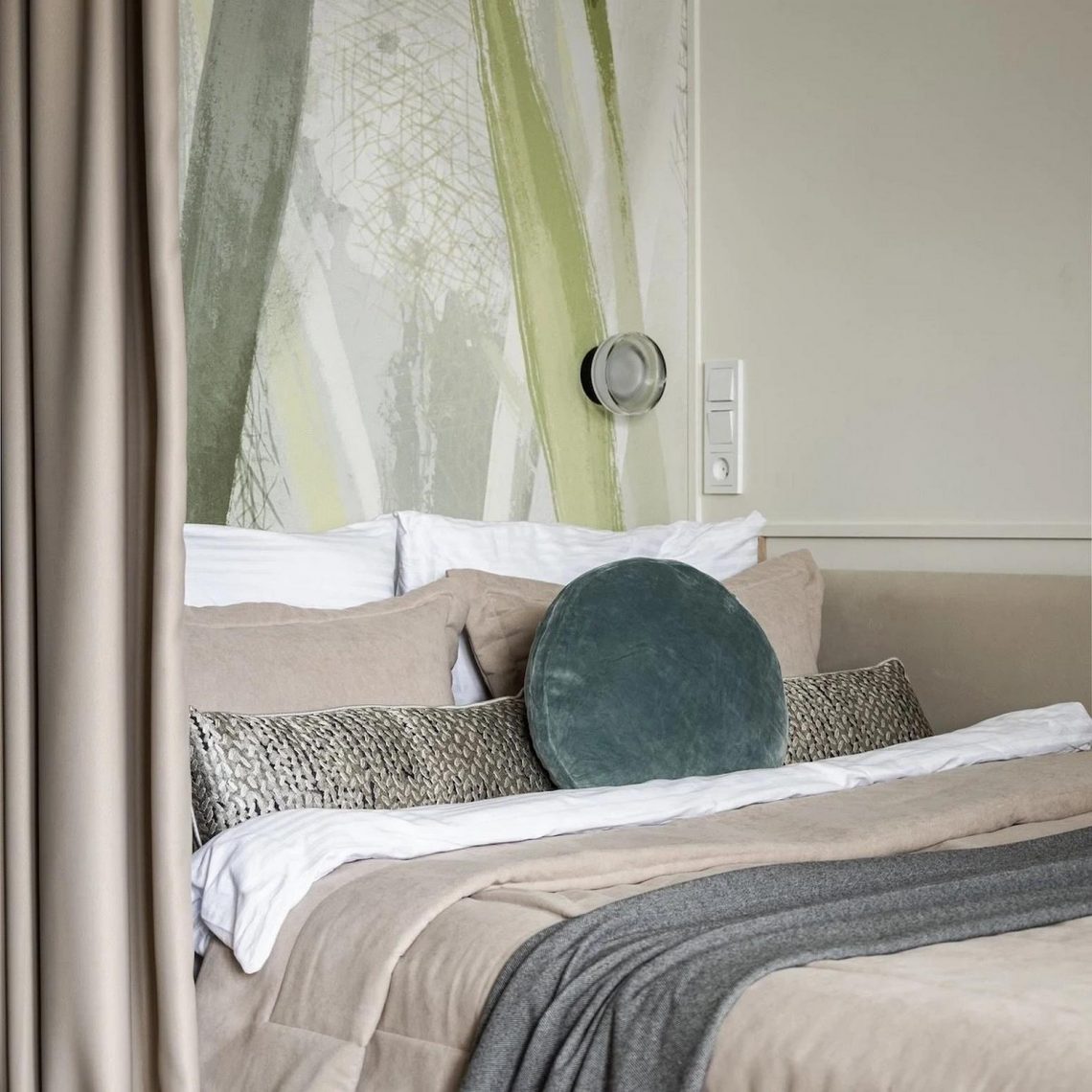 Szobányi területen kellett önálló, hangulatos lakást berendezni, 27m2