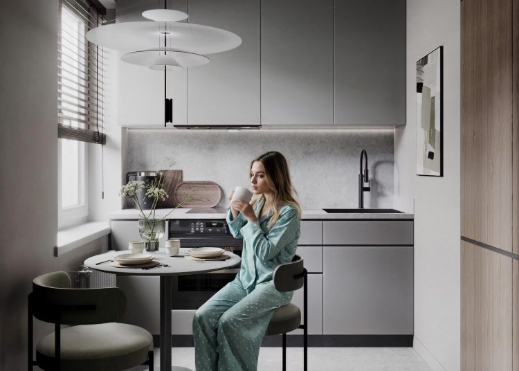 Teljes felújítás és az elosztás javítása, modern design és funkcionális elegancia ötvözése 43m2-en