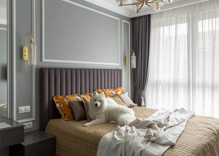 Fiatal házasok és egy nagy kutya otthona, 67m2-es lakás szép dekorációval