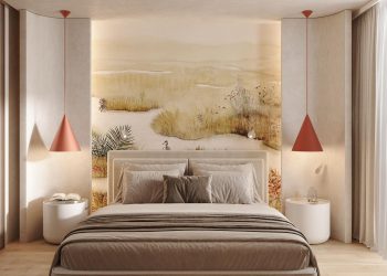 Harmónia és nyugalom természetes anyagokkal, finom natúr színkontrasztokkal kétszobás lakásban