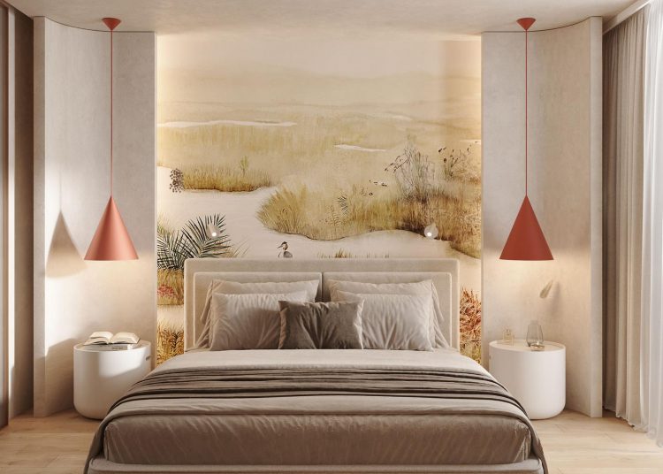 Harmónia és nyugalom természetes anyagokkal, finom natúr színkontrasztokkal kétszobás lakásban