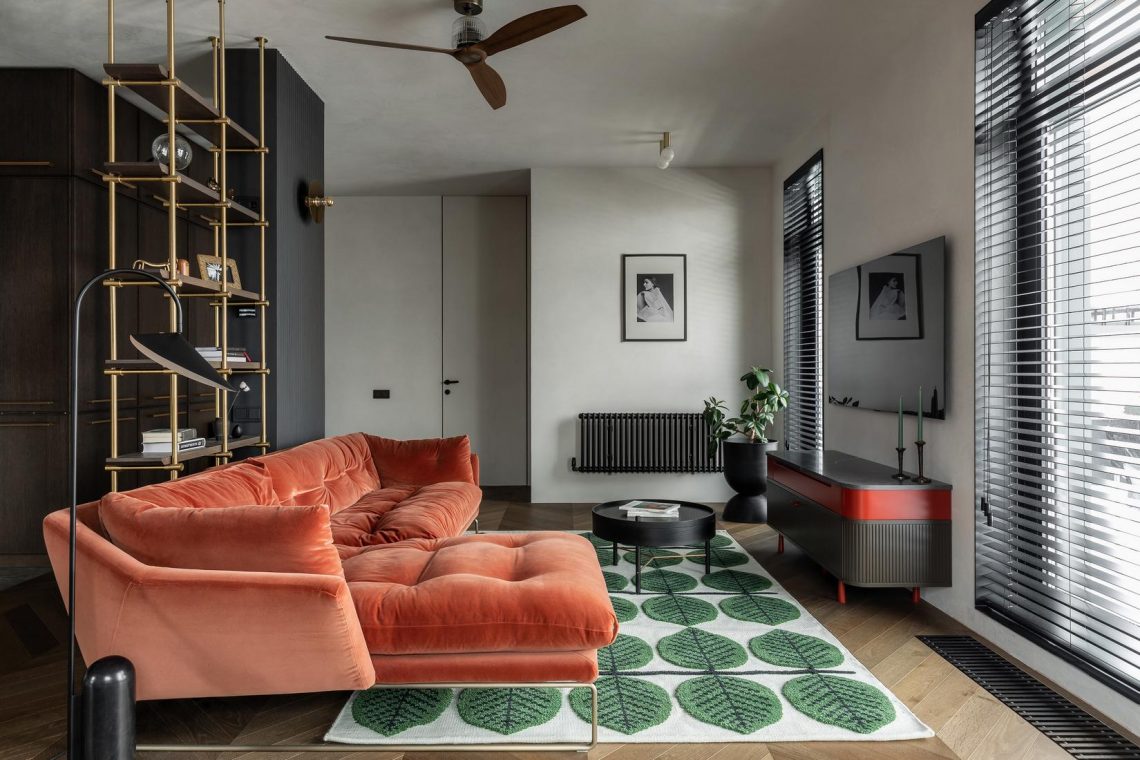 Hogyan lehet egy letisztult, stílusos lakásbelsőt otthonossá tenni? Kétszintes városi lakás