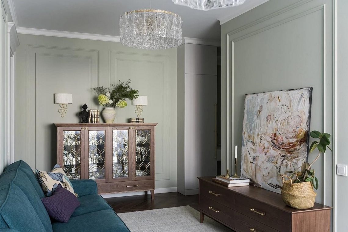 Idős nő otthona funkcionális, esztétikus és harmonikus terekkel