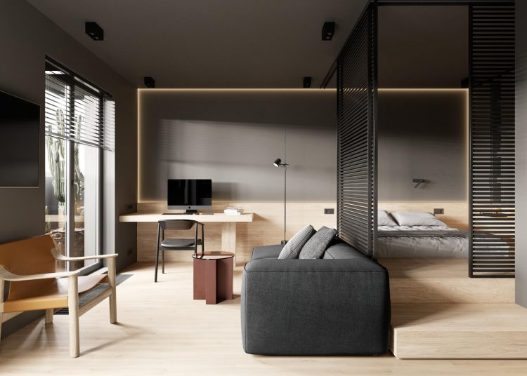 Tökéletes, férfias menedék - modern, kényelmes lakás egy személynek