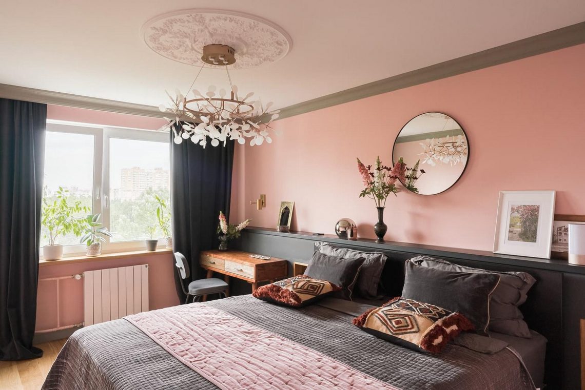 A keleti kultúra sokszínű elemei találkoznak a modern klasszikus stílussal házaspár otthonában