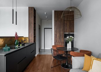 A lakberendező saját kis 29m2-es lakását alakította át stílusosan