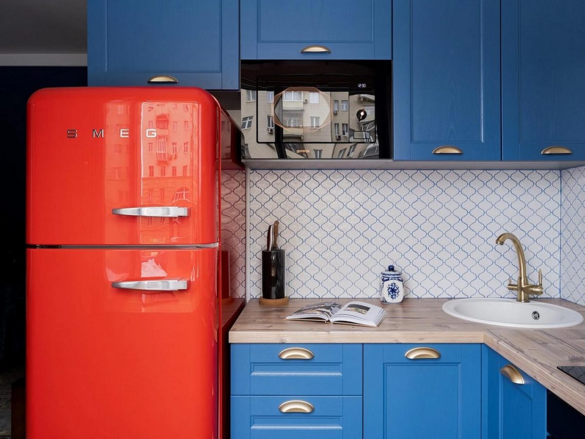 Színes lakásberendezés az eredeti elosztáson semmit sem változtatva, 63m2