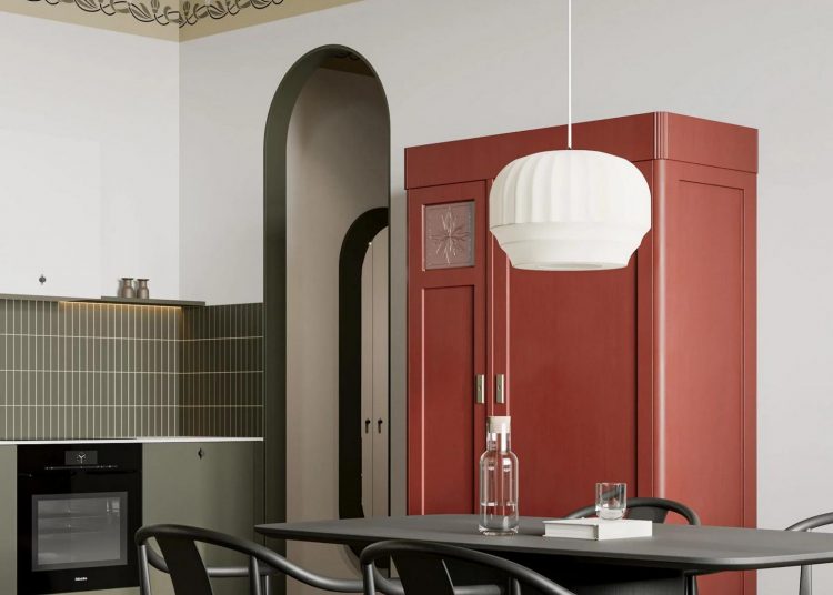 Trendi színek, elegáns, stílusos, visszafogott terek régi bérház kétszobás lakásában