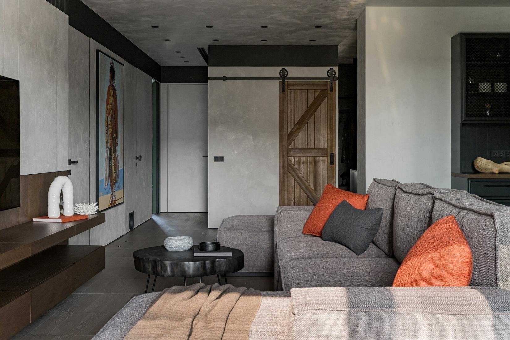 Családi otthon loft, modern és színes elemekkel berendezve, két gyerekszobával Családi otthon loft, modern és színes elemekkel berendezve, két gyerekszobával