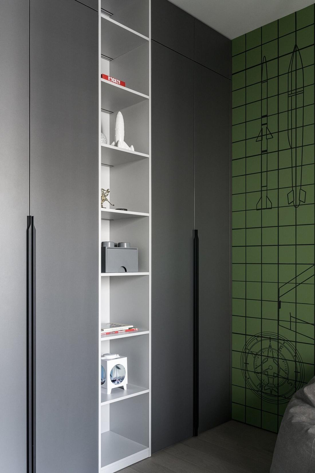 Családi otthon loft, modern és színes elemekkel berendezve, két gyerekszobával Családi otthon loft, modern és színes elemekkel berendezve, két gyerekszobával