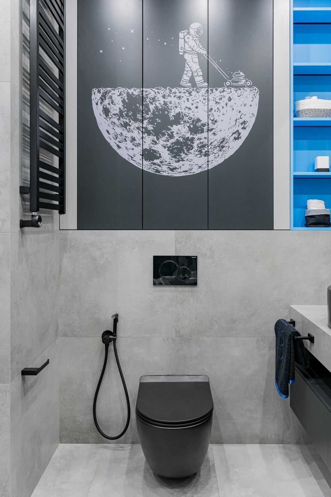 Családi otthon loft, modern és színes elemekkel berendezve, két gyerekszobával Családi otthon loft, modern és színes elemekkel berendezve, két gyerekszobával