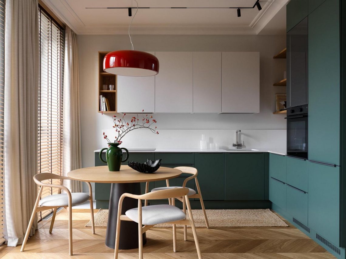 Diszkrét eklektika: fiatal nő 60m2-es lakása