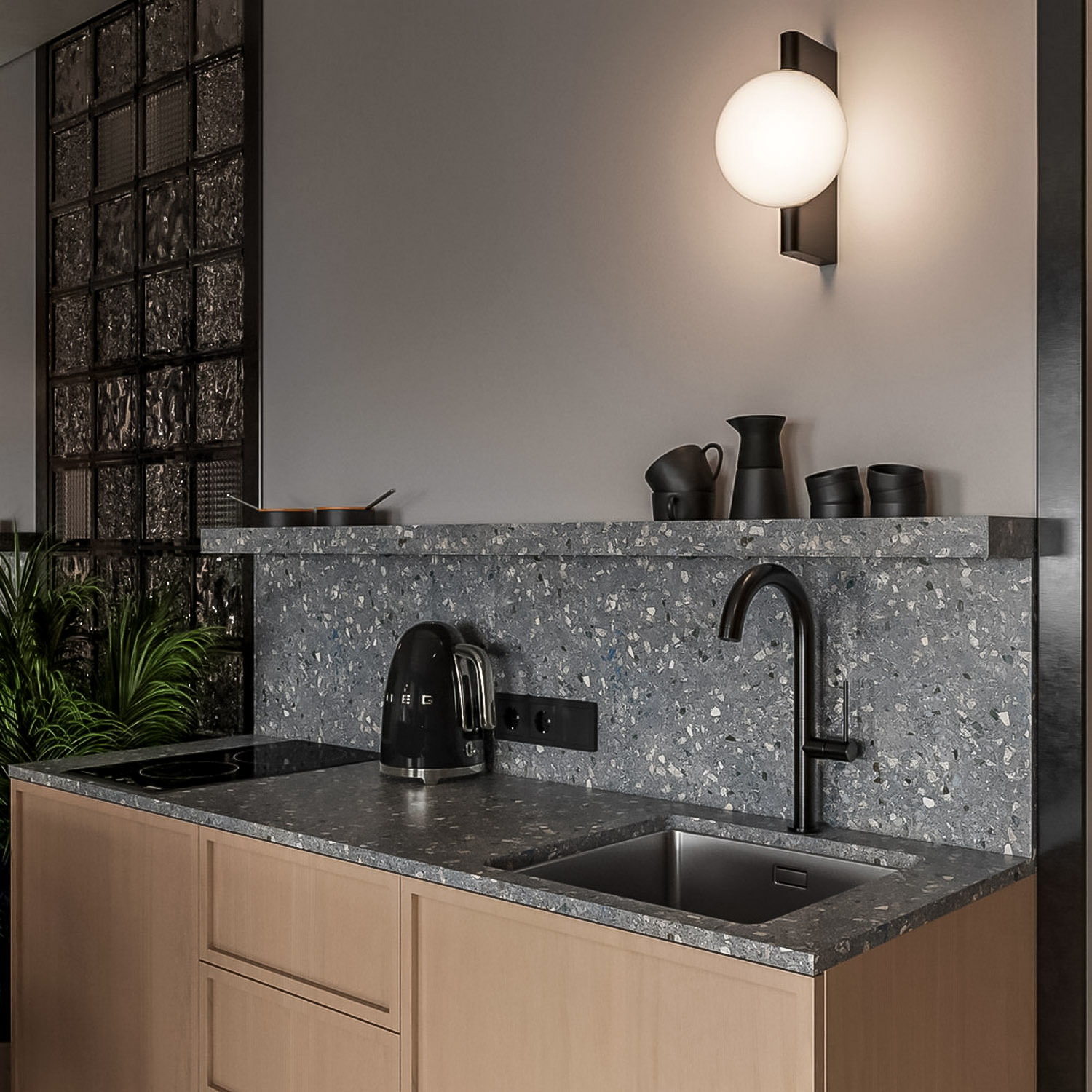 Fiatal jogász férfi mini lakása, stílusos, szigorú, igényes tér 24m2-en Fiatal jogász férfi mini lakása, stílusos, szigorú, igényes tér 24m2-en