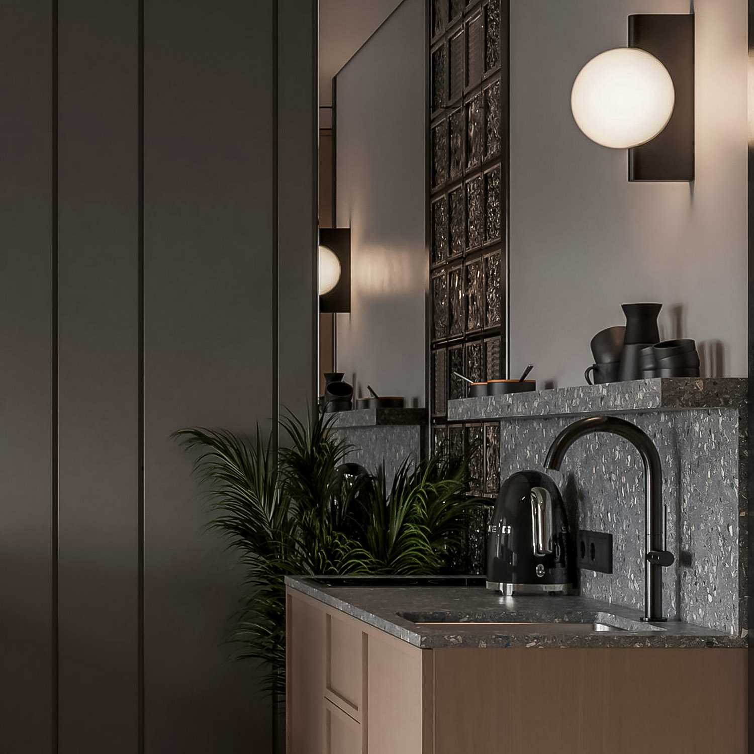 Fiatal jogász férfi mini lakása, stílusos, szigorú, igényes tér 24m2-en Fiatal jogász férfi mini lakása, stílusos, szigorú, igényes tér 24m2-en