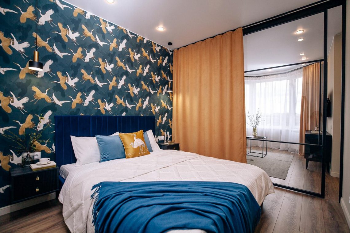 Hogyan alakítottak át egy 45m2-es garzont stílusos kétszobás lakássá