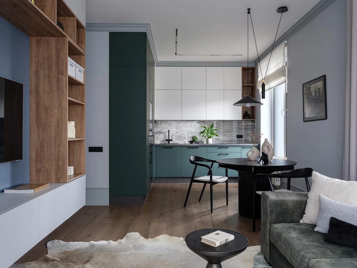 Hogyan lett modern és hangulatos házaspár lakóparkban vásárolt 48m2-es otthona