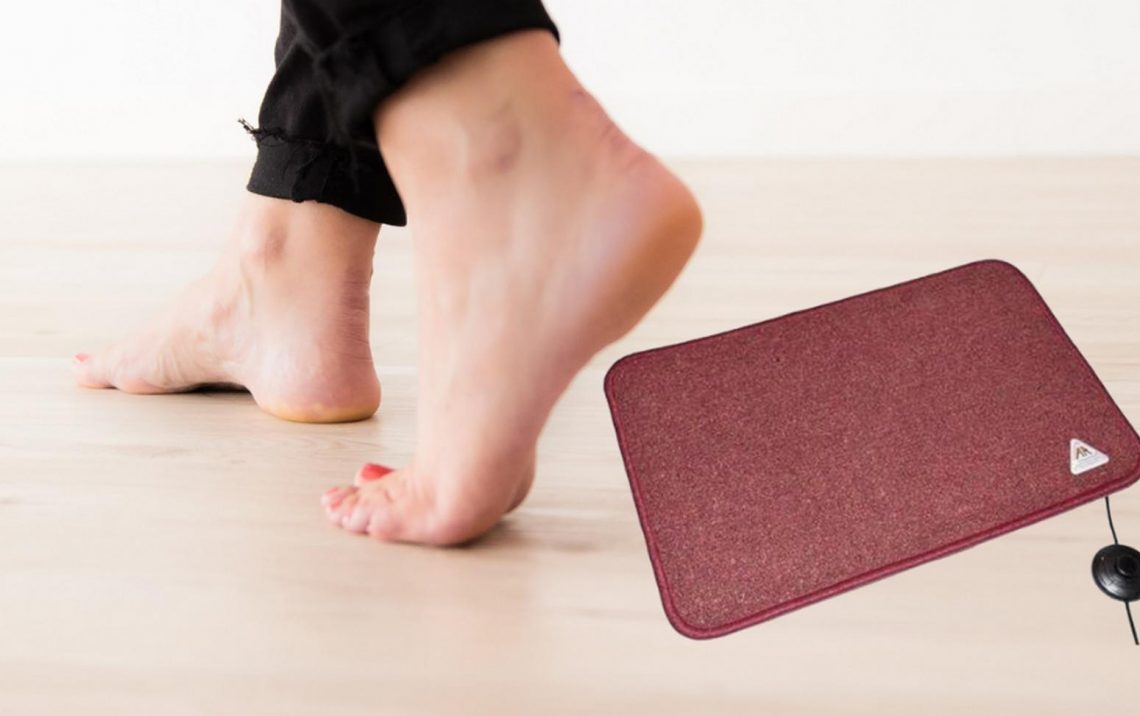 A kényelem új szintje: hordozható fűthető szőnyeg a lábak melegéért