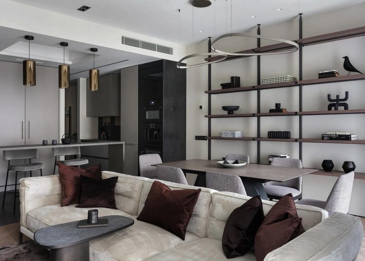 Hosszú távon időtálló, letisztult lakberendezés 95m2-es lakásban