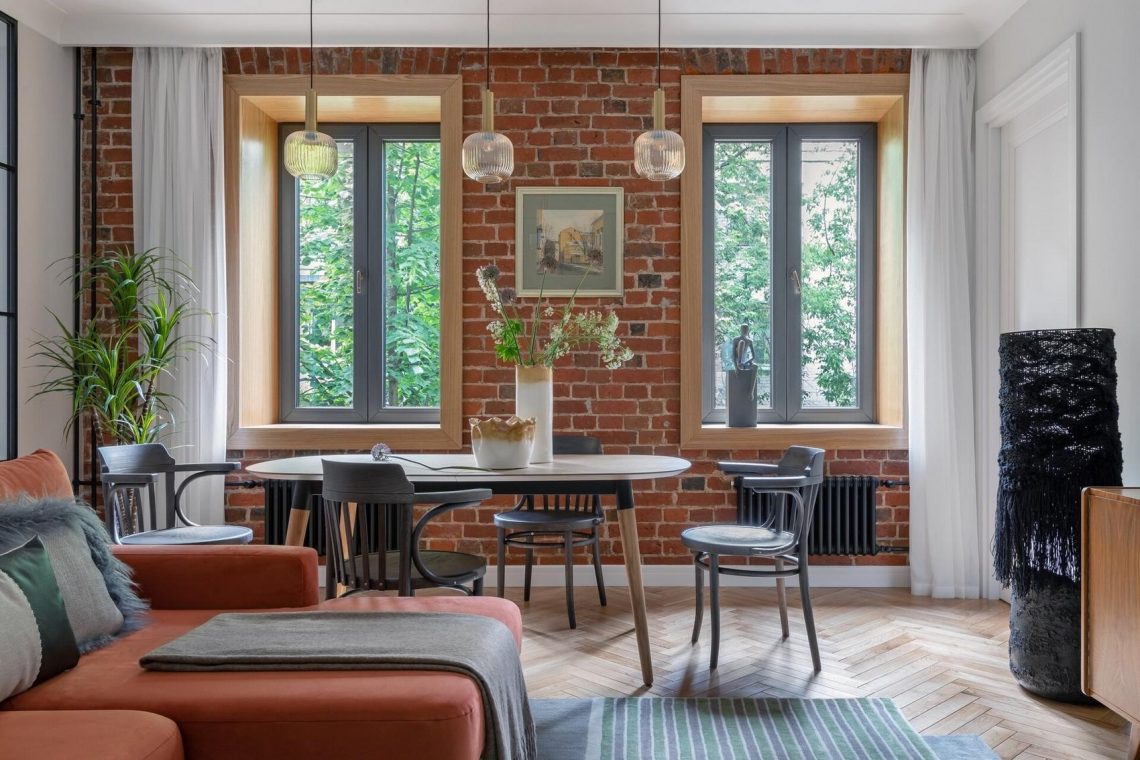 Ízléses lakásfelújítás régi téglaépületben, házaspár otthona 64m2-en