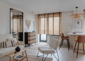 Kis, barátságos lakás boho stílusú elemekkel