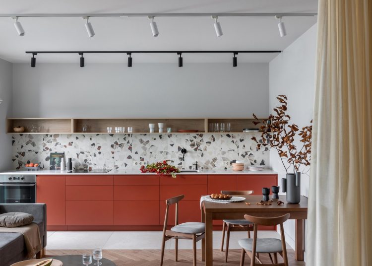 Könnyed, légies és rugalmas tér fiatal, aktív nő 48m2-es lakásában