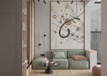 Letisztult formák, semmi felesleges - inspiráló 28m2-es kislakás