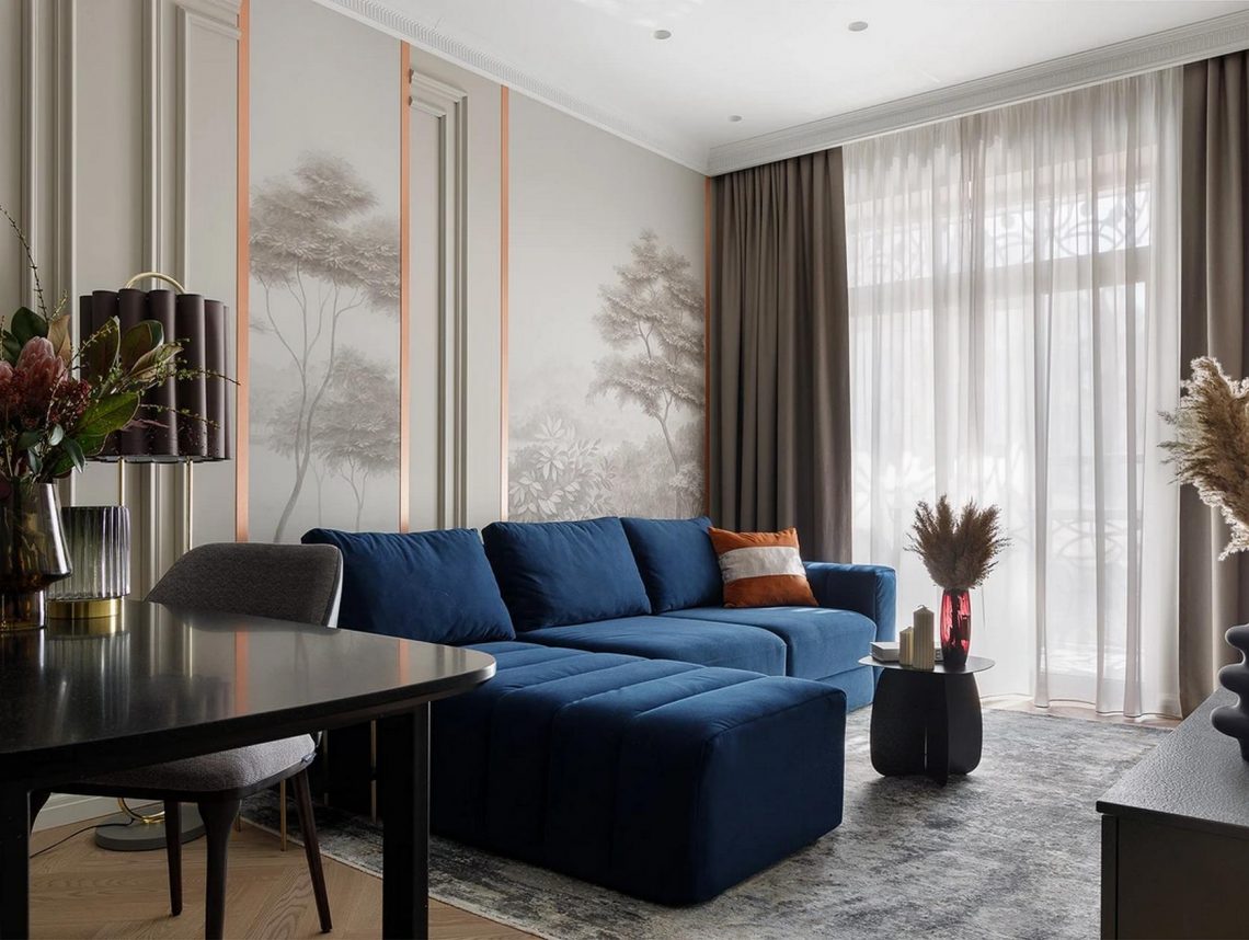 Második otthon: kisgyermekes család elegáns, stílusos lakása, 52m2