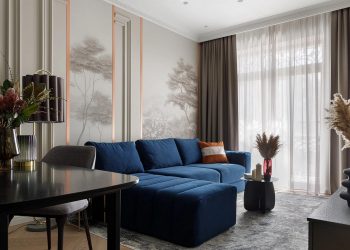 Második otthon: kisgyermekes család elegáns, stílusos lakása, 52m2