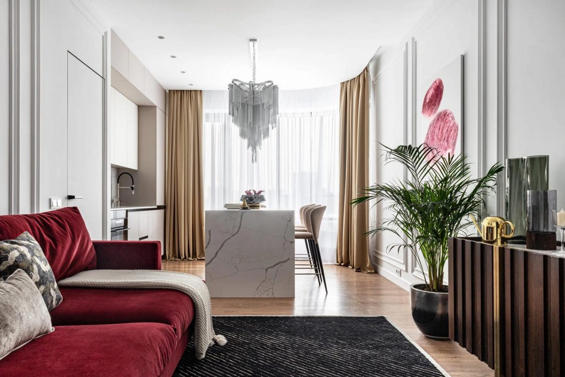 Anya és két lánya 50m2-en - helyet cserélt a nappali és a konyha