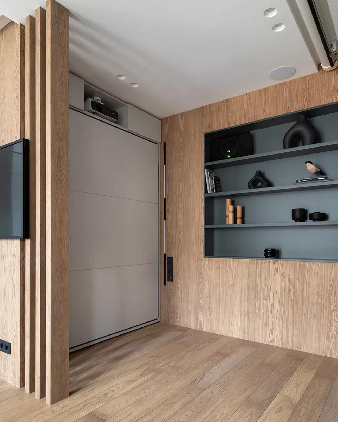 Kis lakás majdnem mint egy háromszobás otthon okos elosztásával, háromfős család 46m2-en Kis lakás majdnem mint egy háromszobás otthon okos elosztásával, háromfős család 46m2-en