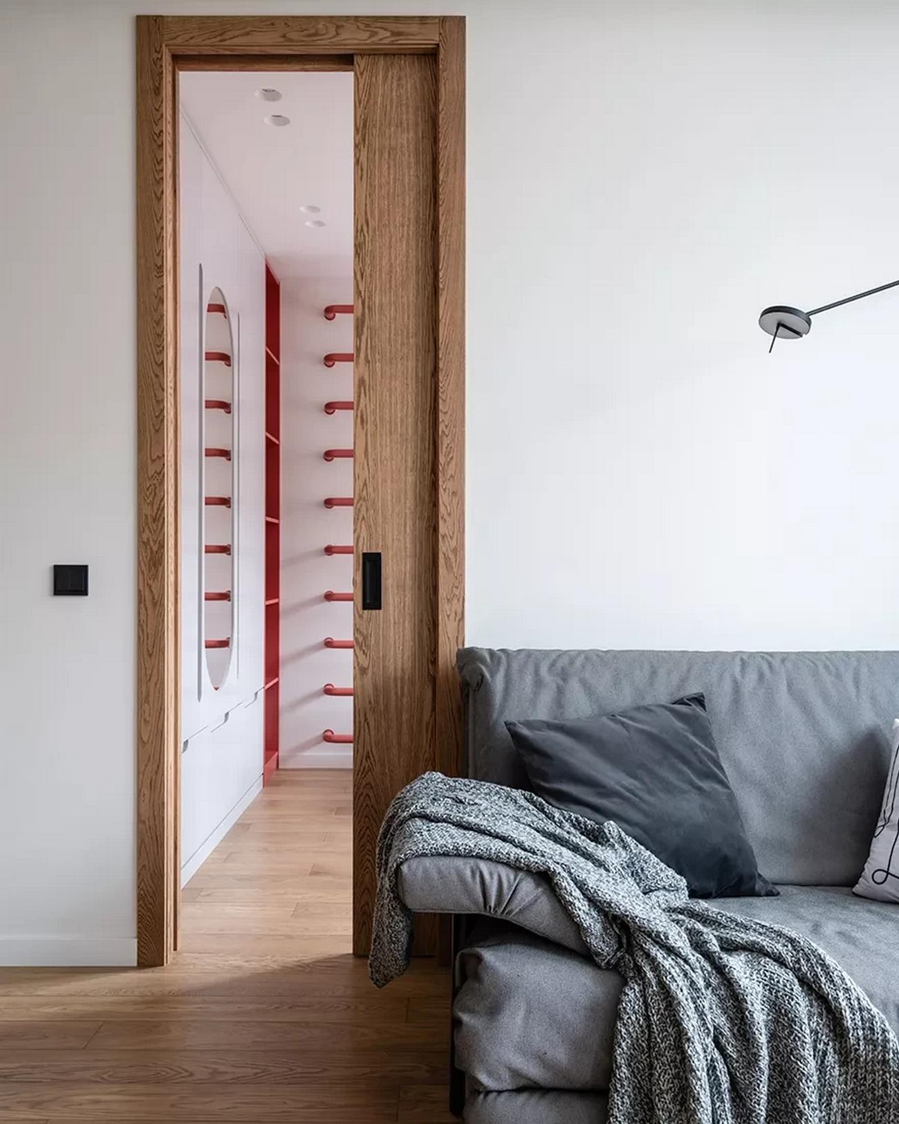 Kis lakás majdnem mint egy háromszobás otthon okos elosztásával, háromfős család 46m2-en Kis lakás majdnem mint egy háromszobás otthon okos elosztásával, háromfős család 46m2-en