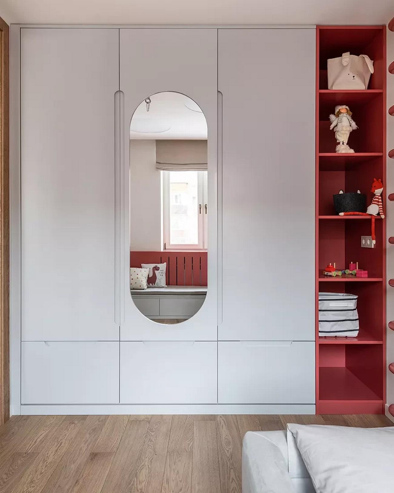 Kis lakás majdnem mint egy háromszobás otthon okos elosztásával, háromfős család 46m2-en Kis lakás majdnem mint egy háromszobás otthon okos elosztásával, háromfős család 46m2-en