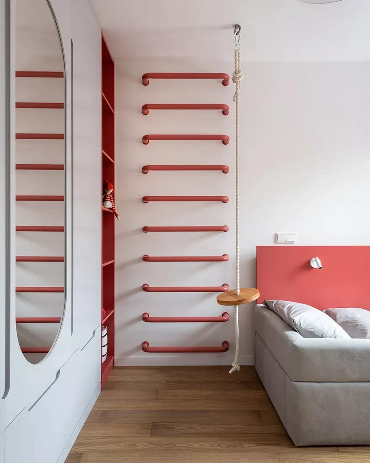 Kis lakás majdnem mint egy háromszobás otthon okos elosztásával, háromfős család 46m2-en Kis lakás majdnem mint egy háromszobás otthon okos elosztásával, háromfős család 46m2-en