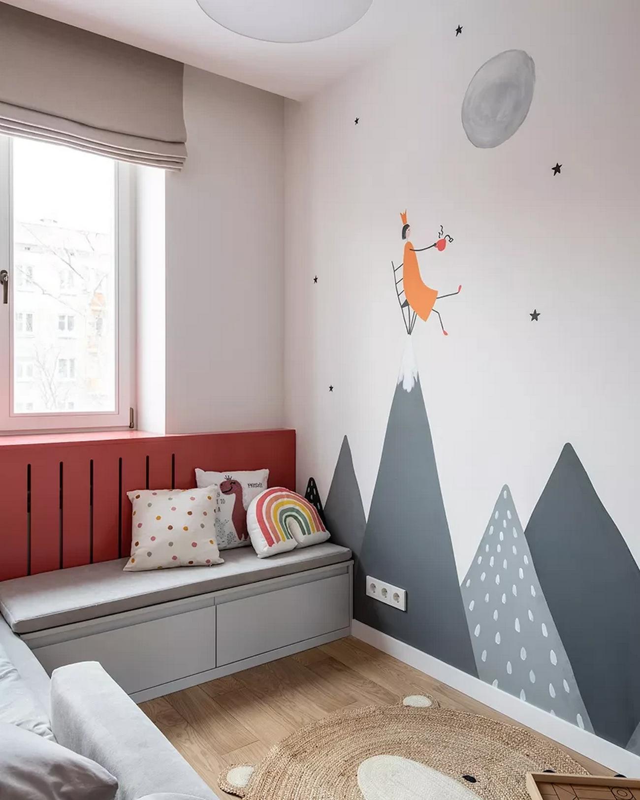 Kis lakás majdnem mint egy háromszobás otthon okos elosztásával, háromfős család 46m2-en Kis lakás majdnem mint egy háromszobás otthon okos elosztásával, háromfős család 46m2-en