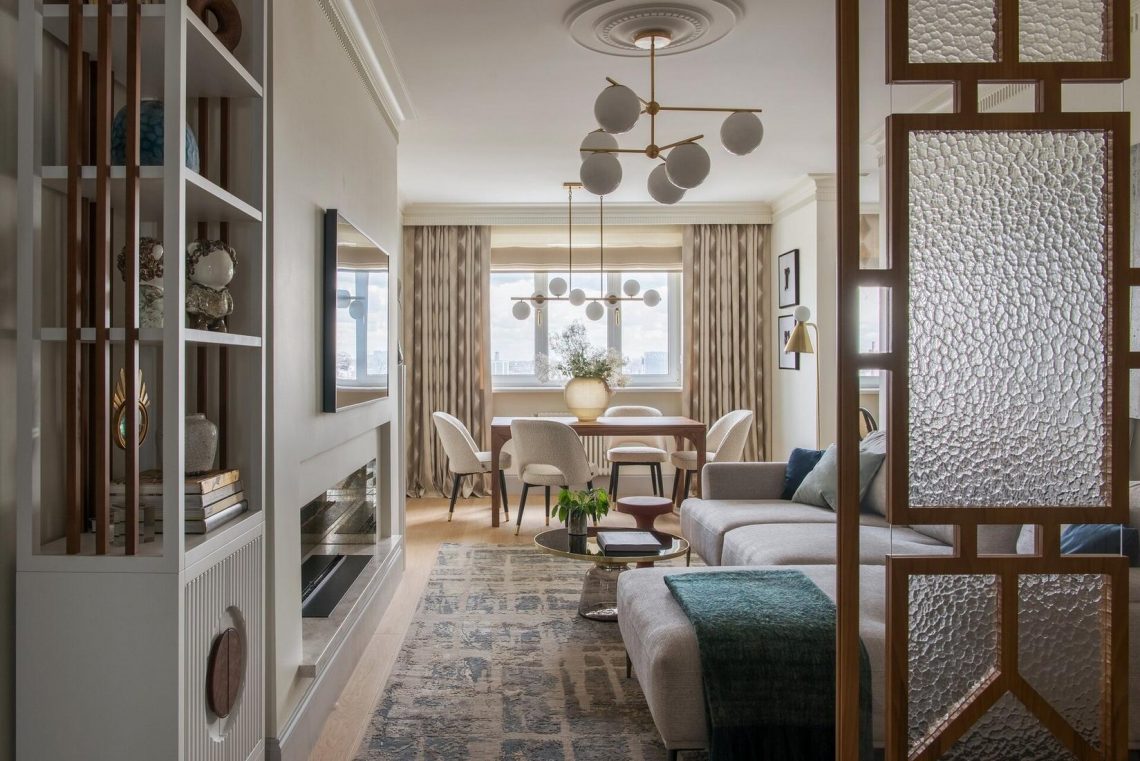 Klasszikus részletek, nyugtató finom színárnyalatok, otthonos 120m2-es lakás