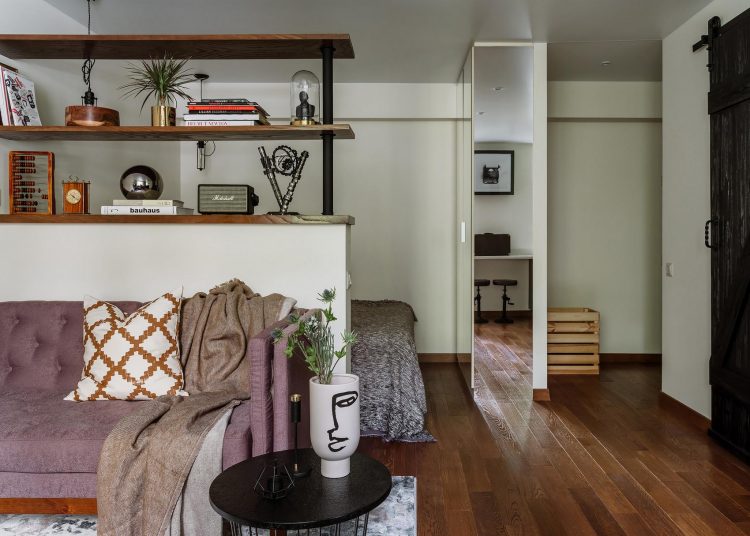 Modern és ipari elemek, földszínek, férfias enteriőr