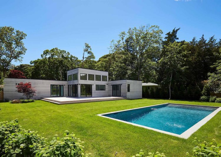 modern moduláris családi ház előregyártott elemekből